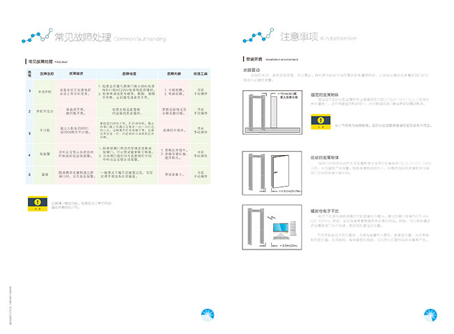 新疆款安檢門中文使用說明書-中安諧