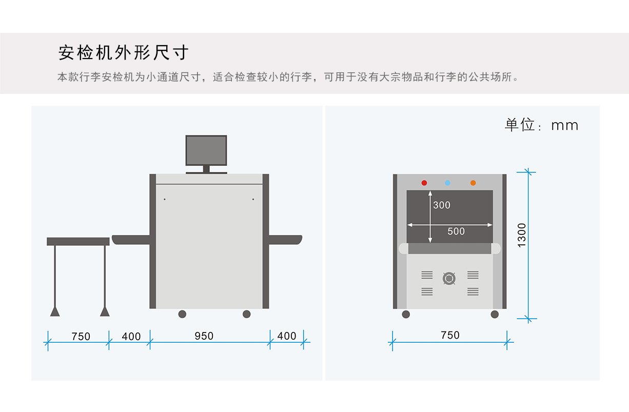 車站物流公檢法適用高性能安檢機(jī)