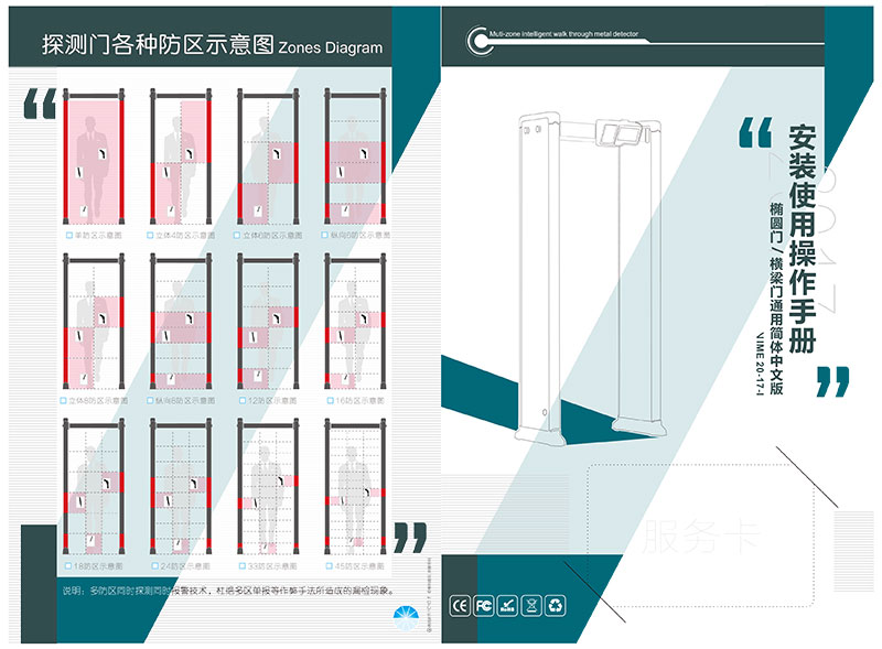 安檢門說明書,橢圓安檢門,橫梁安檢門