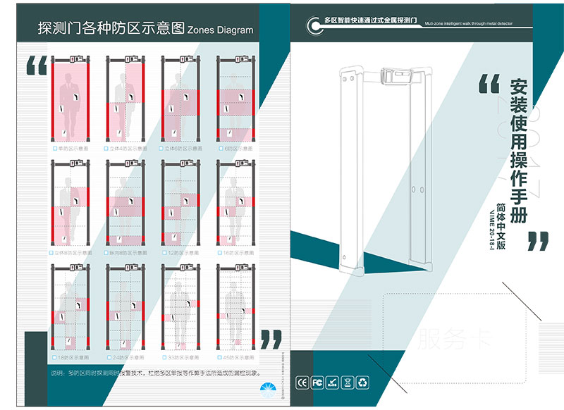 2018,數(shù)碼管主機盒,安檢門中方說明書,中安諧