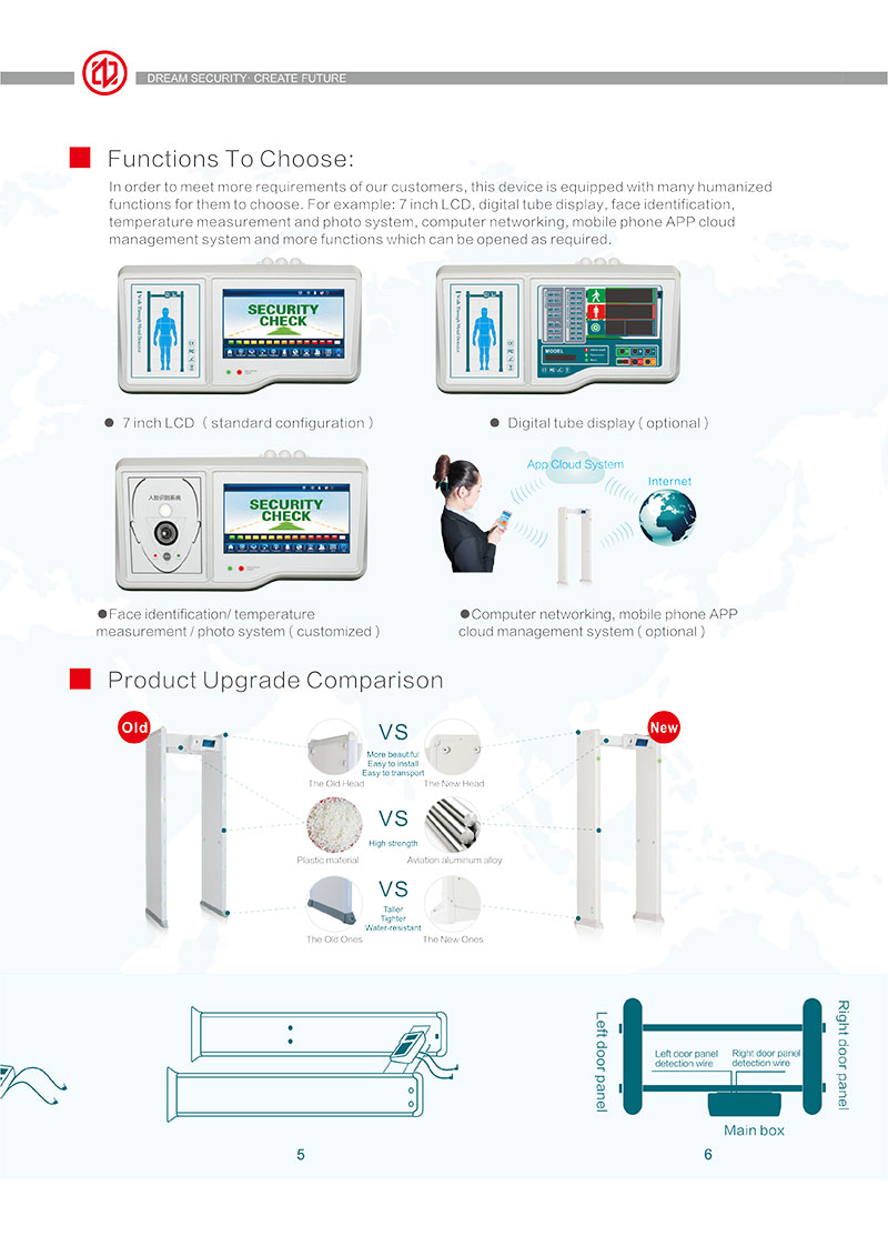 400系列,安檢門,金屬探測(cè)門,英文,宣傳冊(cè),中安諧